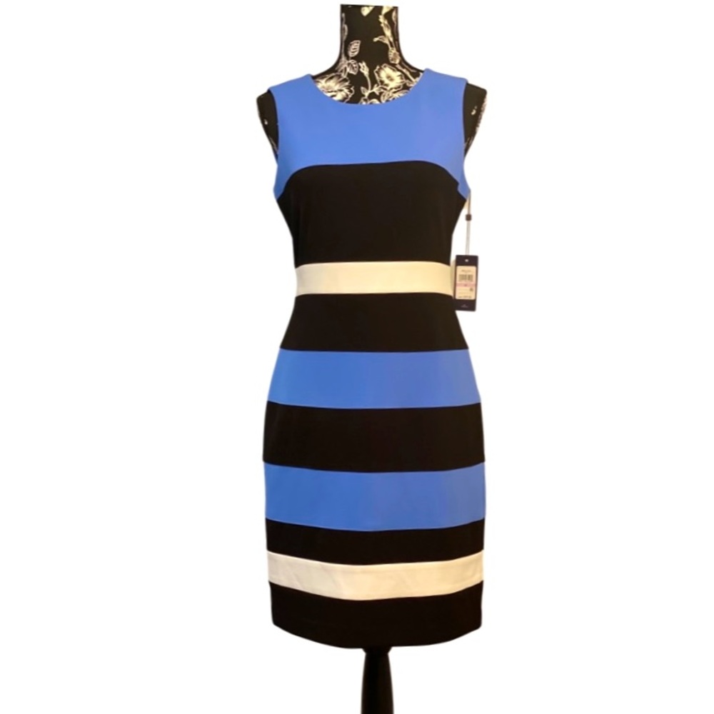 NWT Boutique: Modern Tommy Hilfiger Color Block Sheath Dress NWT